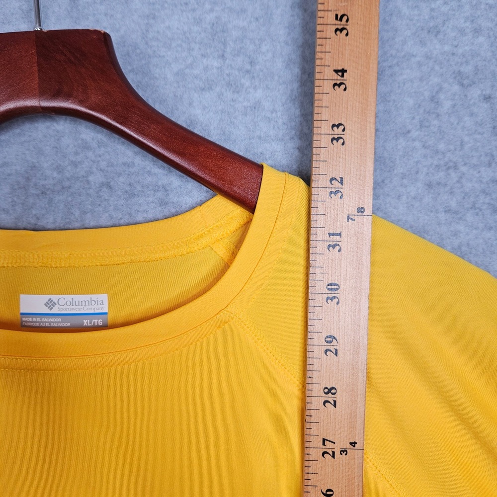 Columbia PFG LSU Tigers Terminal Tackle Shirt Mens XL Yellow Long Sleeve FM0286 - Picture 6 of 9